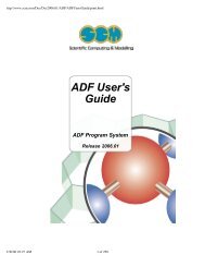 ADF User's Guide - Bad Request