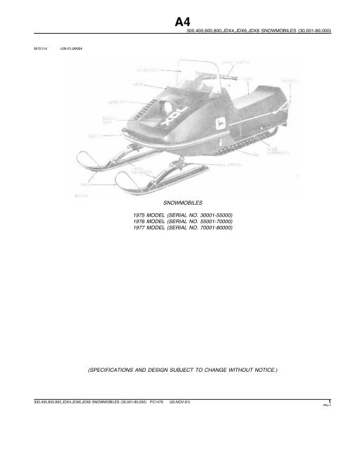 John Deere Snowmobile JDX 4 6 8 Speedometer Cable 100 Series AM52345 NOS 