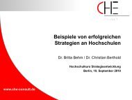 Behm/Berthold, Beispiele erfolgreicher Strategien - Hochschulkurs