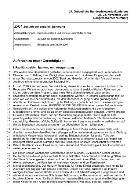 Aufbruch zu neuer Gerechtigkeit! - Abgeordnetenwatch.de