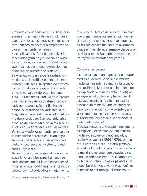 Propuesta de paz 2010 - Ediciones-civilizacionglobal.com