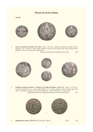 Monete di zecche italiane - Numismatica Ars Classica NAC AG