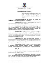 PROVIMENTO Nº 11/2012/CGJUS/TO Altera o Provimento nº 02 ...