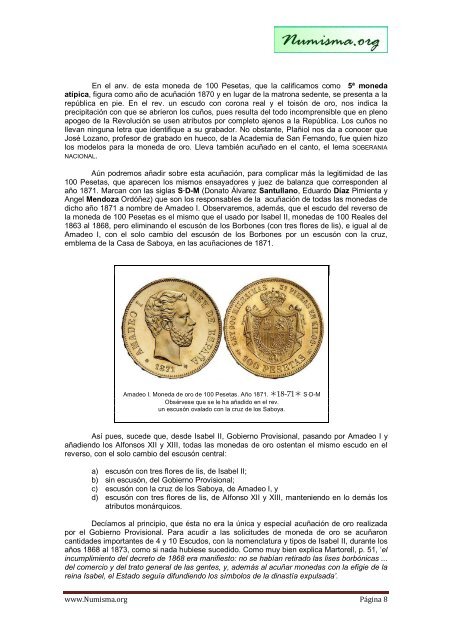 historia numismática de un interregno turbulento - Numismática y ...