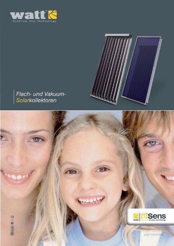 Flach- und Vakuum- Solarkollektoren - Watt