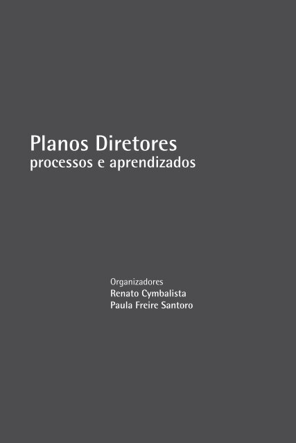 Planos Diretores: processos e aprendizados - Polis