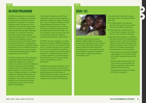 WWF Guide to Building REDD+ Strategies