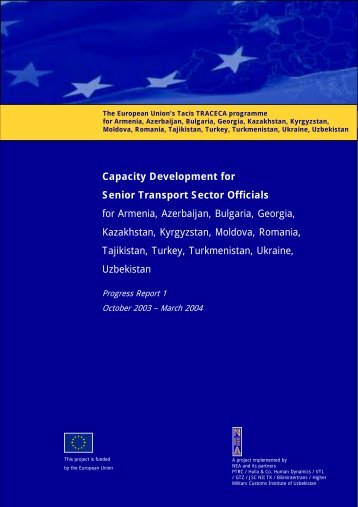 Capacity Development for Senior Transport Sector ... - TRACECA