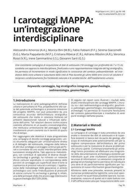 Datazione ha sempre occupato