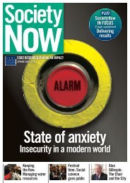 Insecurity in a modern world - ESRC