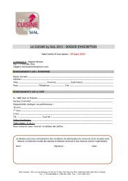 s'inscrire - (SIAL) Canada