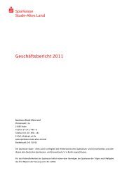 Geschäftsbericht 2011 - Sparkasse Stade-Altes Land