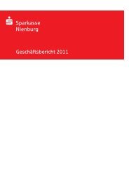 Geschäftsbericht 2011 - Sparkasse Nienburg