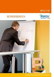 betriebsbereich - Rheinisch-Westfälische Genossenschaftsakademie