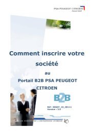 Comment inscrire votre société - Portail B2B