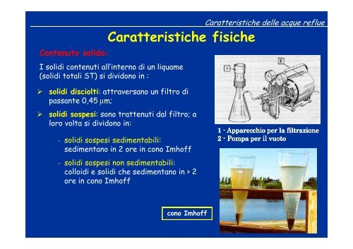 TPA 01_Caratteristiche delle acque reflue - Dipartimento di ...