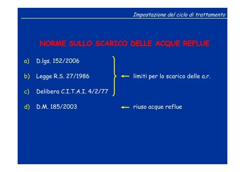 TPA 01_Caratteristiche delle acque reflue - Dipartimento di ...