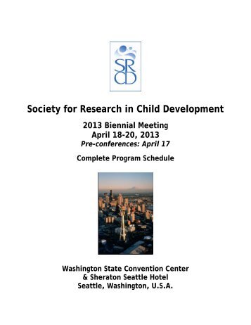 PDF of the program - Society for Research in Child Development