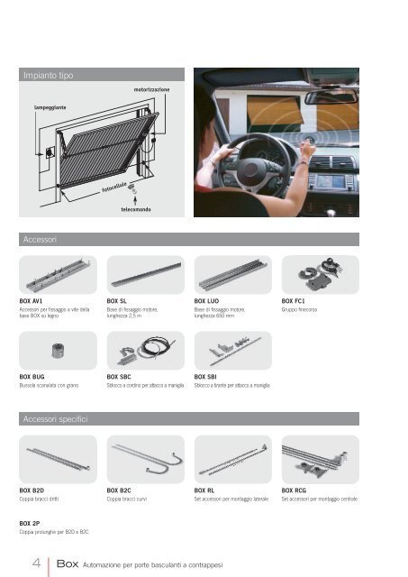 Automazione per porte basculanti a contrappesi - DITEC ...