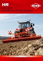 Erpici rotanti Serie HRB 103 - HR 1004 Ripieghevoli - Kuhn