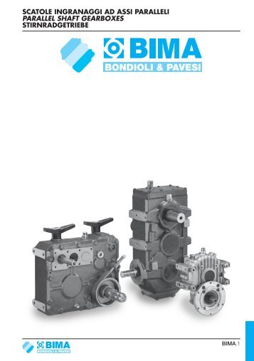 scatole ingranaggi ad assi paralleli parallel shaft gearboxes ...