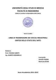 Trasmissioni Veicoli Industriali - Gruppo Autoveicoli - Università ...