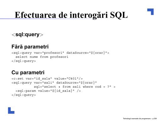 Tehnologii avansate de programare