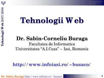 Tehnologii Web