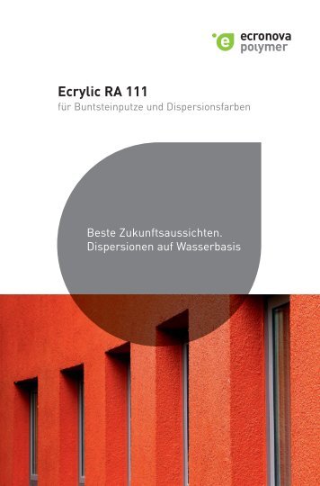 Ecrylic RA 111 - Die Ecronova Polymer GmbH