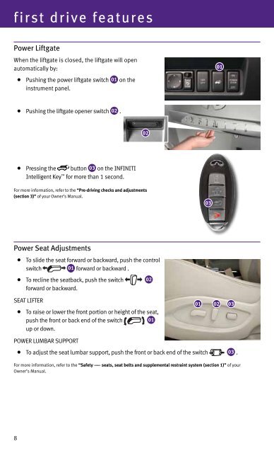 Quick Reference Guide - Infiniti Owner Portal - Infiniti USA