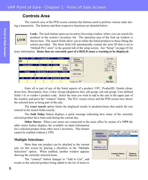 Visual Retail Plus - Point of Sale Users Manual - POS Software System