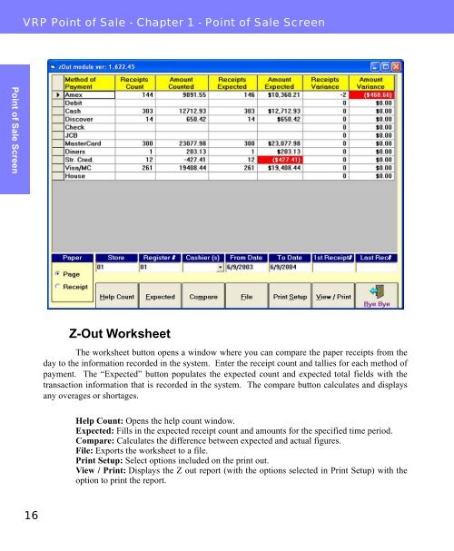 Visual Retail Plus - Point of Sale Users Manual - POS Software System