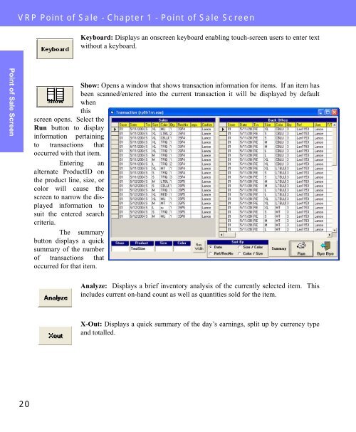 Visual Retail Plus - Point of Sale Users Manual - POS Software System