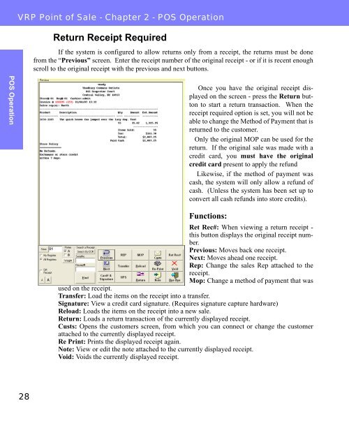 Visual Retail Plus - Point of Sale Users Manual - POS Software System