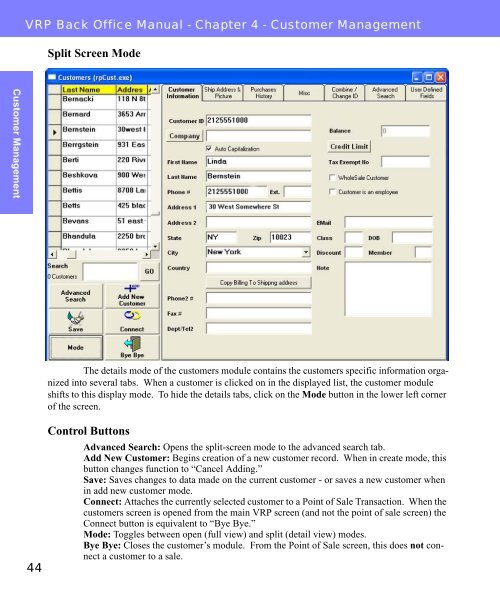 Visual Retail Plus - Point of Sale Users Manual - POS Software System