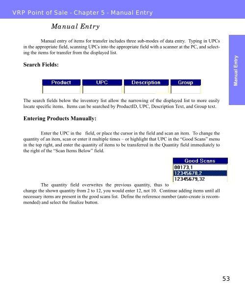 Visual Retail Plus - Point of Sale Users Manual - POS Software System