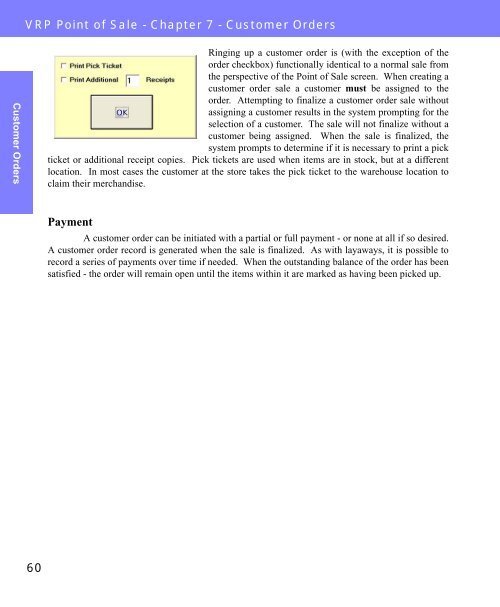 Visual Retail Plus - Point of Sale Users Manual - POS Software System