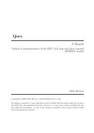 Verilog-A implementation of the EKV v2.6 long and short channel ...