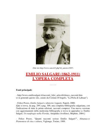 EMILIO SALGARI (1862-1911) L'OPERA COMPLETA - Daimon Club