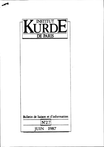 1N"27) - Institut kurde de Paris