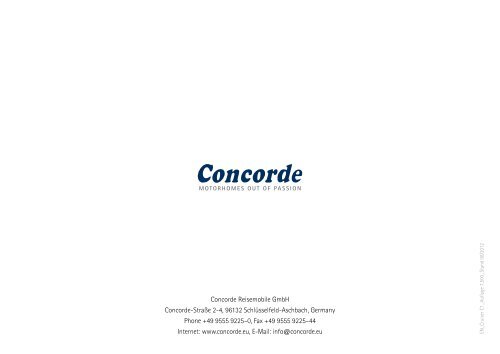 brochure - Concorde Motorhomes Australia