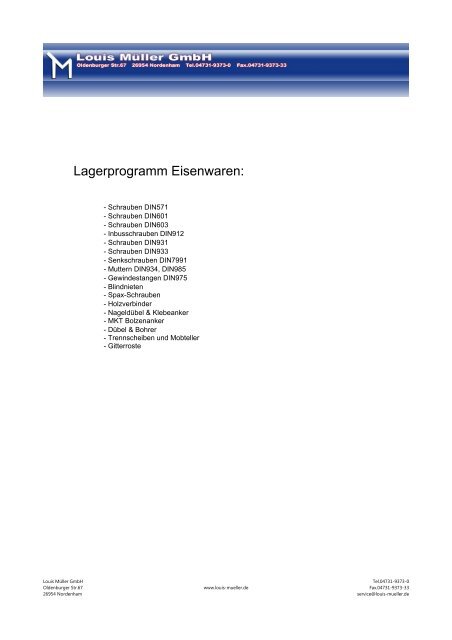 PDF Download - Louis Müller GmbH