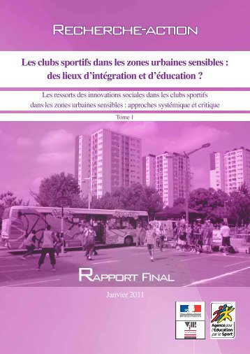 Les clubs sportifs dans les zones urbaines sensibles - I-Ville