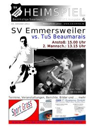 Download “HEIMSPIEL” Ausgabe 6 - Förderkreis Emmersweiler eV