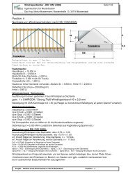 Beispielausdruck Windrispenband - Harzer-Statik-Software