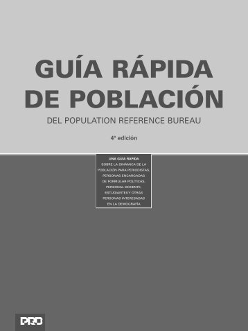 Guía Rápida de Población del Population Reference Bureau 4ª ...