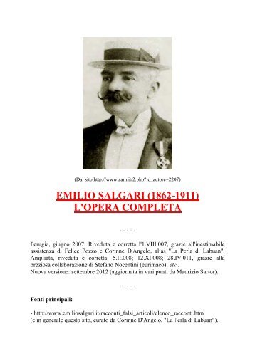 EMILIO SALGARI (1862-1911) L'OPERA COMPLETA