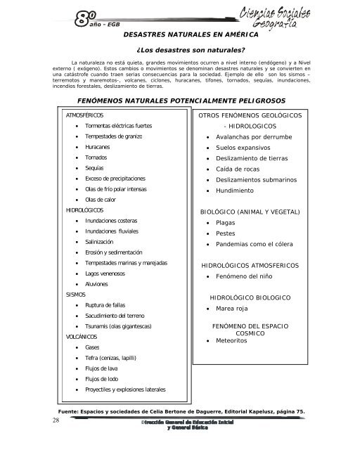 Geografía - Ministerio de Cultura y Educación | La Pampa