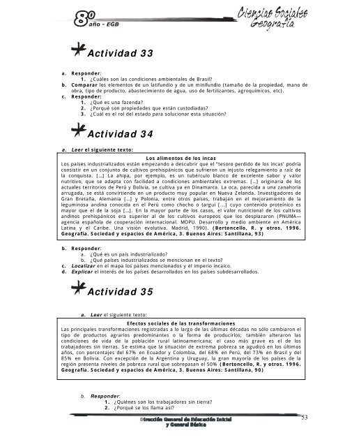 Geografía - Ministerio de Cultura y Educación | La Pampa