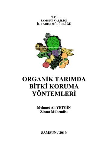 Organik Tarımda Bitki Koruma Yöntemleri - Samsun Tarım İl ...